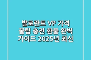 발로란트 VP 가격 꿀팁: 충전, 환불 완벽 가이드 (2025년 최신)